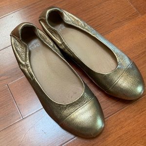 Dansko Gold Ballet Flats 37